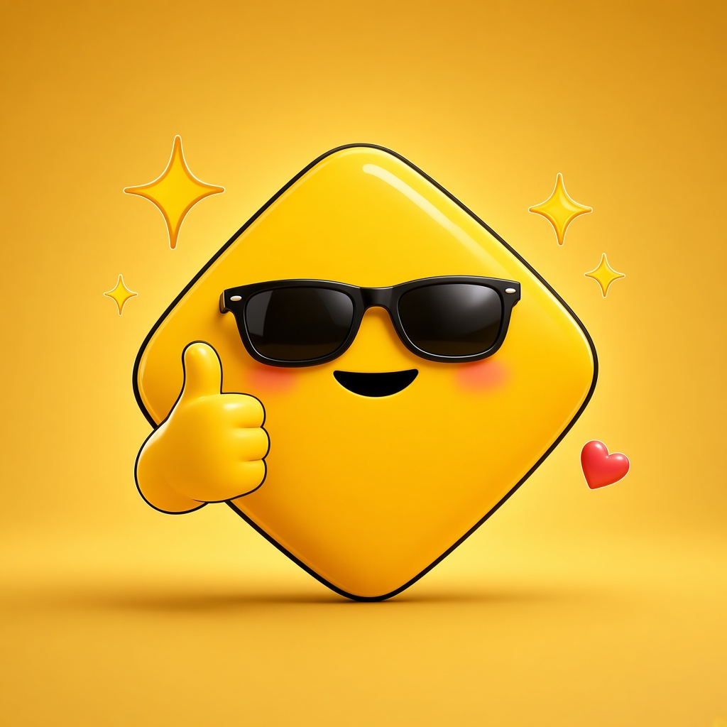 Binance Bibi in sunglasses giving a thumbs up